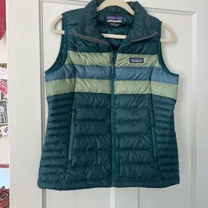 Patagonia Teal Puffer Vest